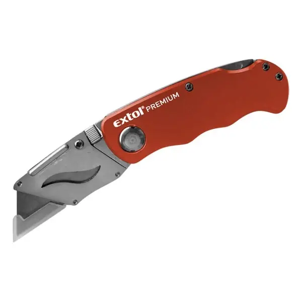 Autentikus Extol PVC vágókés, gumírozott, 5db trapézpengével